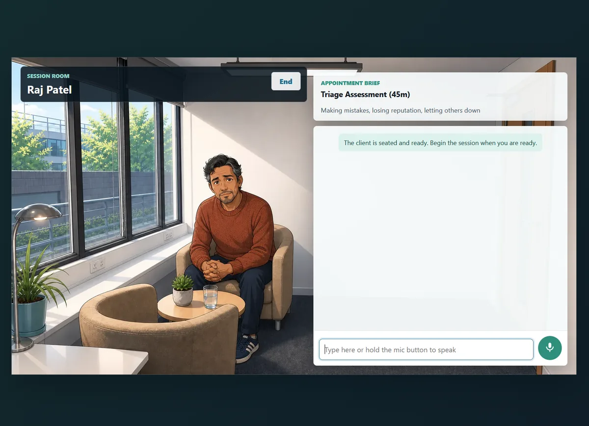 Screenshot of Therapeutic Clinic
