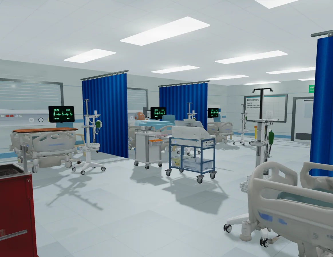 Screenshot of VR AI Ward